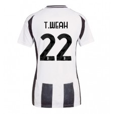 Juventus Timothy Weah #22 Hjemmedrakt Kvinner 2024-25 Kortermet
